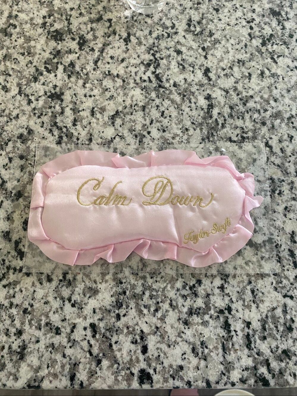 NWOT Taylor Swift Lover Era “Calm Down” Sleep Mask